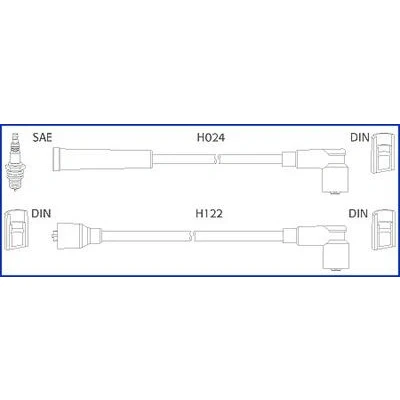 Kuva HITACHI 134347 Sytytysjohto NISSAN: MICRA 1
