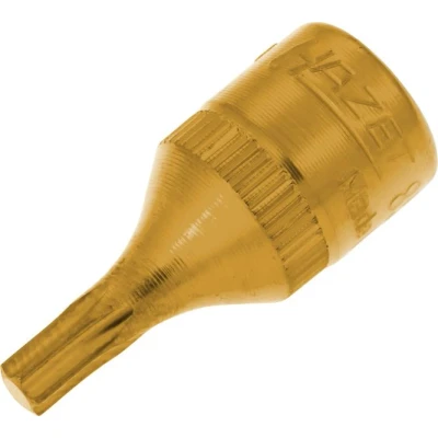 Kuva HAZET TORX 8502 T20 Hylsyavain Kromi vanadium teräs Torx, sisä pyälletty