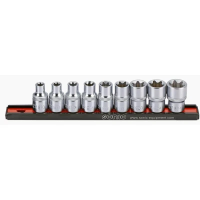 Kuva SONIC 300902 Hylsyavainsarja 9 Torx, sisä 1/2 neliönmuotoinen (square)