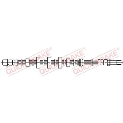 Kuva Jarruletku, Etuakseli, oikea, vasen AUDI A4 Allroad B8, B8 Avant, A5, A5 Cabriolet, Sportback, Q5, Q5 Van OE 8K0611707A, 8