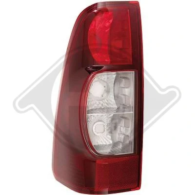 Kuva DIEDERICHS 5403893 Takavalot Vasen P21/5W, PY21W, W16W Valkoinen, Punainen, Tumma Ilman lampun kantaa ISUZU: D Max 1 Pickup