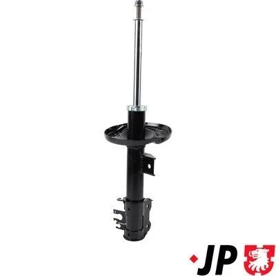 Kuva JP GROUP 1542104780 Iskunvaimentimet Etuakseli, oikea Kaasupaine Kaksiputki Joustintuki Tappi ylhäällä FORD: KA Hatchback