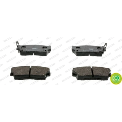 Kuva FERODO PREMIER ECO FRICTION FDB712 Jarrupalat akustisella kulumavaroittimella Ilman tarvikkeita SUZUKI: Grand Vitara 2 SUV, 1 SUV