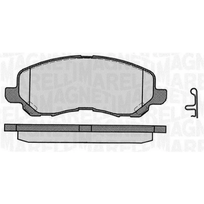 Kuva MAGNETI MARELLI 363916060338 Jarrupalat kulumisvaroitinkoskettimella MITSUBISHI: Outlander 3, 2 SUV, ASX JEEP: Compass, Patriot