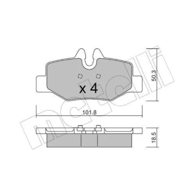 Kuva Jarrupalasarja, levyjarru METELLI 22 0576 0