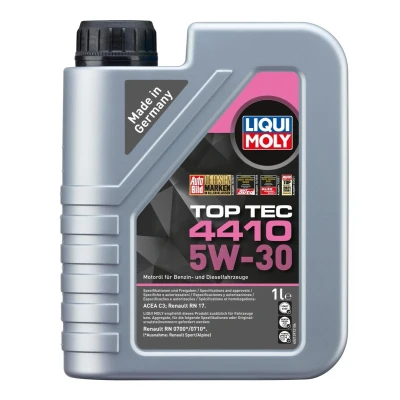 Kuva Liqui Moly Top Tec 4410 5W 30 1l Moottoriöljy 21402 BMW: 3 Sedan, 5 Touring, VOLKSWAGEN: Transporter 5, Multivan (7HM, Passat B6 Variant