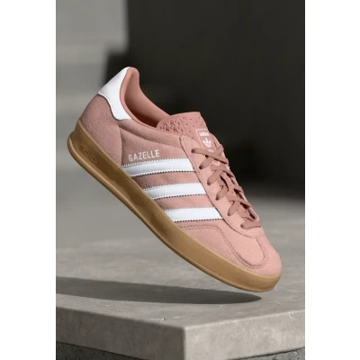 Kuva adidas Originals Gazelle Indoor Matalavartiset tennarit, Koko: 35.5, Warm clay/ftwr white/gum 3 Mokkanahka