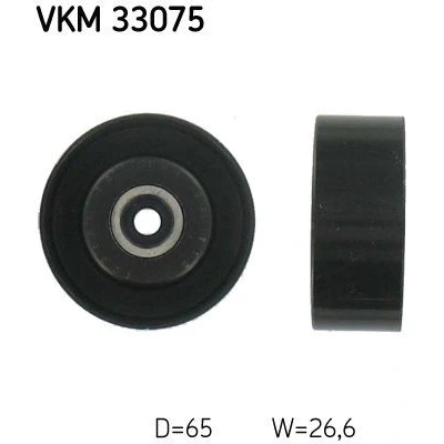 Kuva SKF VKM 33075 Ohjainrulla RENAULT: CLIO 2, LAGUNA 2 Grandtour, CITROËN: Xantia Hatchback, PEUGEOT: 407 Sedan