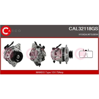 Kuva CASCO CAL15137AS Laturi 12V 70A PEUGEOT: 205 II Hatchback