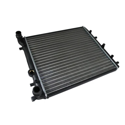 Kuva THERMOTEC D7W005TT Jäähdytin Alumiini, Muovi Autoihin ilman ilmastointilaitetta 430 406 22 Käsivaihteisto Jäähdytysrivat mekaan. kiinnitetyt