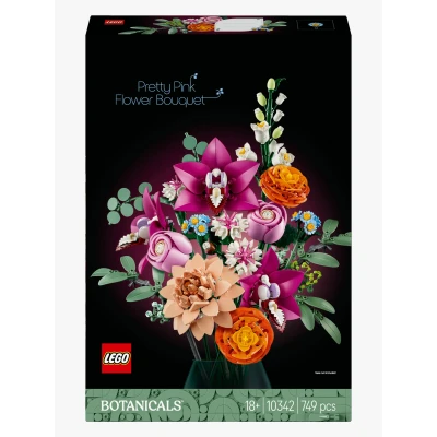 Kuva LEGO Botanicals 10342 Kaunis vaaleanpunainen kukkakimppu