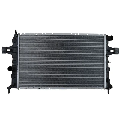 Kuva NRF EASY FIT 58177 Jäähdytin Alumiini 600 366 42 Kumihylsyllä Jäähdytysrivat juotetut OPEL: Astra G Caravan, CC, Zafira A
