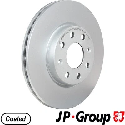 Kuva JP GROUP 1263106400 Jarrulevyt Etuakseli 257 22 4 Tuuletettu pinnoitettu OPEL: Corsa E Hatchback, D FIAT: Grande Punto Hatchback