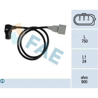Kuva Kierroslukuanturi Audi, Seat, Skoda, Vw OE 071 957 147, 078 906 433 A, 4794235