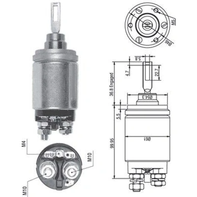 Kuva MAGNETI MARELLI 940113050259 Startin Solenoidi
