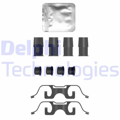 Kuva DELPHI LX0755 Tarvikesarja, Jarrupala MERCEDES BENZ: C sarja Sedan, GLC SUV, T modell