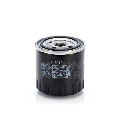 Kuva MANN FILTER W 8013 Öljynsuodatin M 20 X 1.5 yhdellä peruutuksenestoventtiilillä Ruuvattava suodatin RENAULT: MEGANE 3 Grandtour, GRAND SCENIC
