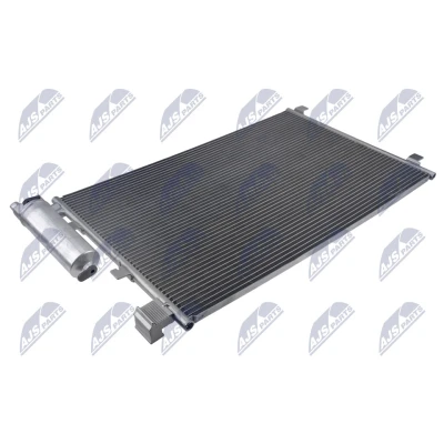 Kuva NTY CCS NS 027 Ilmastoinnin Lauhdutin ilman vedenerotinta ajoneuvoille ilmastoinnilla (käsisääteinen) NISSAN: Qashqai / Qashqai+2 I