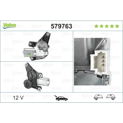 Kuva VALEO 579763 Tuulilasin Pyyhkimen Moottori 12 Takana Oikean /vasemmanpuolinen ohjaus ORIGINAL PART