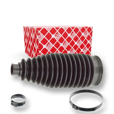 Kuva FEBI BILSTEIN 102348 Paljekumisarja, Ohjaus Thermoplast Etuakseli, vasen, oikea Kuorilla