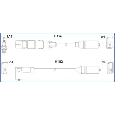 Kuva HITACHI 134790 Sytytysjohto SEAT: Ibiza 2