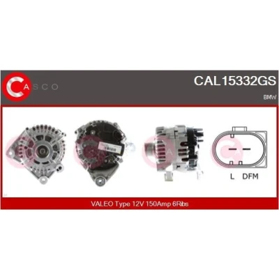 Kuva CASCO CAL10111AS Laturi 12V 150A MERCEDES BENZ: C sarja T modell, ML sarja, Sedan