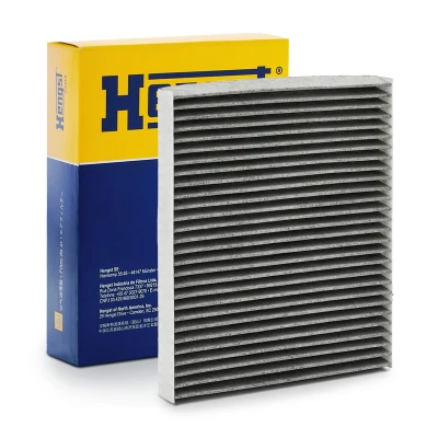 Kuva HENGST FILTER E961LC Raitisilmasuodatin Aktiivihiilisuodatin 252 217 31 VOLKSWAGEN: Polo V Hatchback, IV III Classic