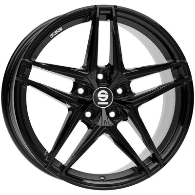 Kuva Sparco Record Shiny Black 8/18 5/100 ET35 B63