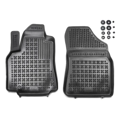 Kuva REZAW PLAST 201212P Lattiamattosetti Kumi Edessä 2 Musta Räätälöity CITROËN: Berlingo II
