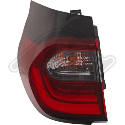 Kuva DIEDERICHS 5243093 Takavalot Vasen Uloin osa LED, PY21W Lampun kannalla