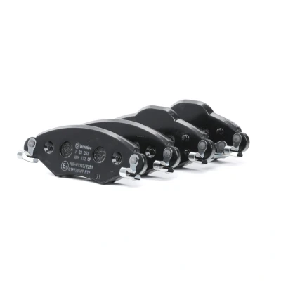 Kuva BREMBO P 83 053 Jarrupalat akustisella kulumavaroittimella Jarrusatulan ruuveilla Ilman tarvikkeita TOYOTA: Yaris I Hatchback