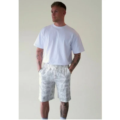 Kuva Denim Project Printed Linen Long Shortsit kuviotu