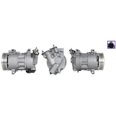 Kuva DRI 700511193 Ilmastoinnin Kompressori PAG 46 YF R134a, R1234yf Tiivisteillä PEUGEOT: 3008 I, 5008 I