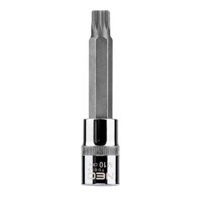Kuva NEO TOOLS 08 743 Hylsyavain 1/2 M10 Kromi vanadium teräs, Työkaluteräs Spline