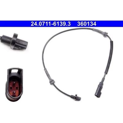 Kuva ATE 24.0711 6139.3 ABS Anturi 638 FORD: Transit Connect Mk1 Van, Tourneo