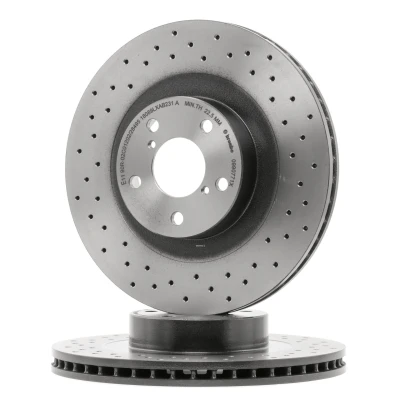 Kuva BREMBO XTRA LINE 09.9077.1X Jarrulevyt 293 24 5 rei&#039;itetty/tuuletettu sisältä pinnoitettu SUBARU: Impreza II Sedan, Forester II, I Sedan