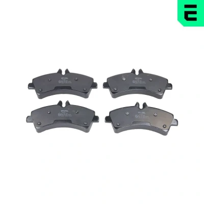Kuva OPTIMAL BP 12472 Jarrupalat Taka akseli Kulumisenilmaisemelle, Ilman kulumisenilmaisinta VOLKSWAGEN: Crafter 30 35 Bussi, 50 Van