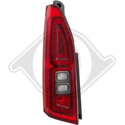 Kuva DIEDERICHS 4014891 Takavalot Vasen P21/5W, PY21W, P21W CITROËN: Berlingo II Van