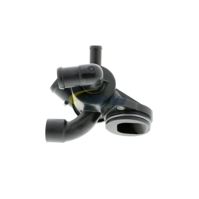 Kuva VEMO Q+, original equipment manufacturer quality V15 99 2046 Termostaattikotelo Ilman tiivisteitä Termostaatilla VOLKSWAGEN: Golf Plus / Crossgolf