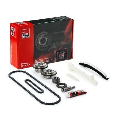 Kuva FAI AutoParts TCK360VVT Jakoketjusarja Tiivisteillä, Hammaspyörillä Yksinkertainen, Ketju hiljainen MERCEDES BENZ: C sarja T modell, Sedan
