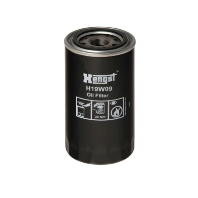 Kuva HENGST FILTER H19W09 Öljynsuodatin M26x1,5 Ruuvattava suodatin