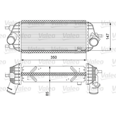 Kuva Välijäähdytin HYUNDAI ix35, KIA SPORTAGE III OE 282712A850, 28271 2A850