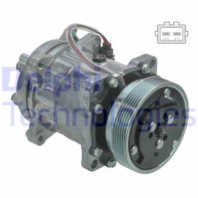 Kuva DELPHI CS20491 Ilmastoinnin Kompressori 7H15 PAG 46 VOLKSWAGEN: Transporter 5, Multivan 5 (7HM, Bus