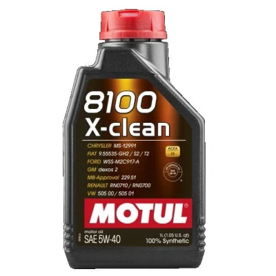 Kuva Motul X CLEAN 5W 40 1l Moottoriöljy 109227 VOLKSWAGEN: Transporter 5, Multivan 5 (7HM, Passat B6 Variant, BMW: 3 Sedan, Touring
