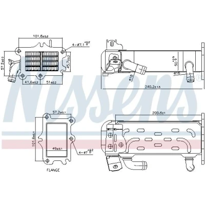 Kuva Jäähdytin,pakokaasukierrätys MERCEDES BENZ OE 6511400675, 6511400700, A6511400675