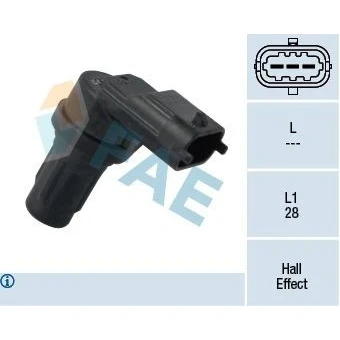 Kuva Tunnistin, nokka akselin ajoitus Abarth, Alfa romeo, Fiat, Ford, Lancia, Opel OE 00K68070491 AA, AB, 1525XA