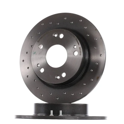 Kuva BREMBO XTRA LINE 08.A147.1X Jarrulevyt 260 9 5 täysi, reijitetty pinnoitettu Ruuveilla HONDA: CIVIC 8 Hatchback, 8, Stufenheck