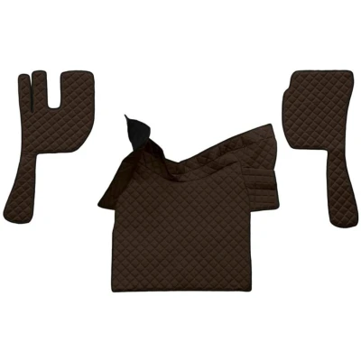 Kuva F CORE FL02 BROWN Lattiamattosetti Tekonahka Edessä 3 Ruskea