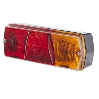 Kuva HELLA 2SD 001 680 281 Takavalot Oikea P21W, R10W Musta 12, 24 ilman polttimoita Lampun kannalla