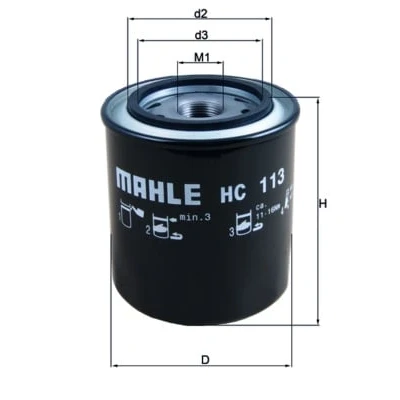 Kuva MAHLE ORIGINAL HC 113 Hydrauliikkasuodatin, Automaattivaihteisto